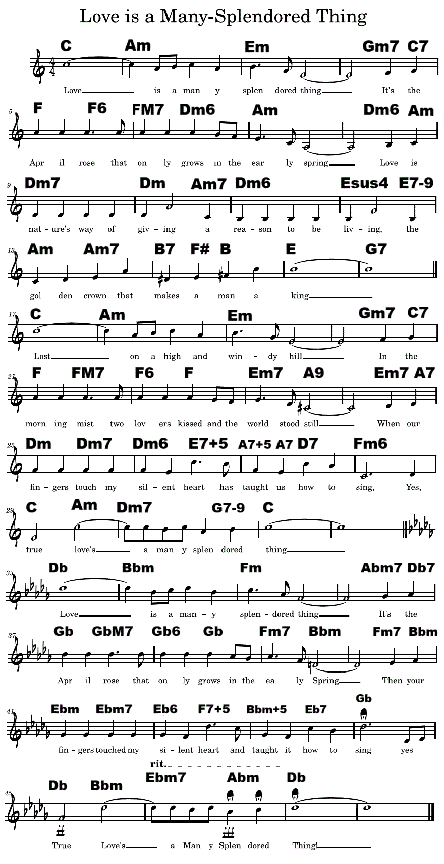 Sheet Music